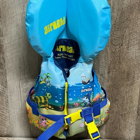Airhead, Infant, Nylon Vest, up to 30 Lbs., Treasure Design. - Picture 1 of 2